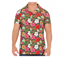 Hawaii shirt with adult flower print