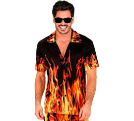 Chemise lama à manches courtes pour homme
