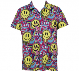 Camisa Psicodélica Smile para hombre
