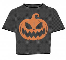 Women's Pumpkin Net T-Shirt