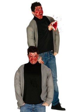 T-Shirt Kostüm mit fremder Hand für Herren