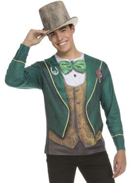 Camiseta disfraz Duende Irlandés San Patricio para hombre