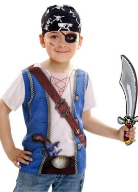 Fato de pirata para menino