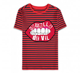 Camiseta Mulher Cruella Disney Vermelho