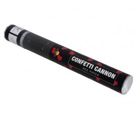 Canon Kabuki Confetti à Papier Coeurs Rouges 40 cm