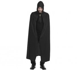 Schwarzer Strick Hoodie für Halloween