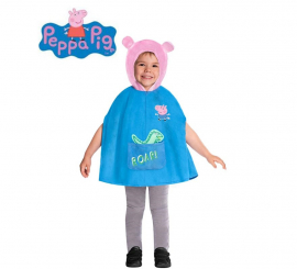 George from Peppa Pig costume or poncho for children