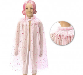 Pink Princess Cape mit Transparenzen