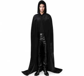 200cm Hooded Velvet Cape
