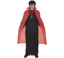 Long Red Vampire or Demon Cape for Adults