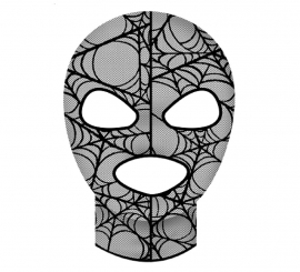 Capuz vazado em teia de aranha