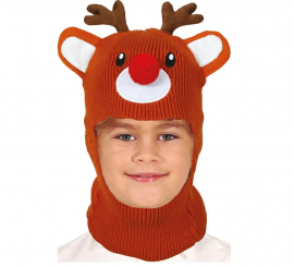 Capuz de rena infantil