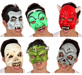 Halloween Mask in 6 assorted models