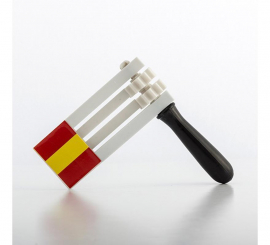 Ratchet with the Spanish flag 15x17x2 cm