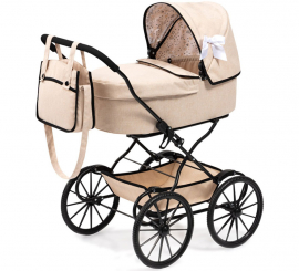 Carro de Muñecas Clásico beige