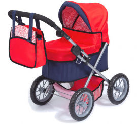 Carro de Muñecas Tendencia Royal Versión Especial rojo y azul