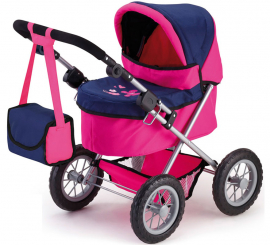 Carro de Muñecas Tendencias Fucsia y azul