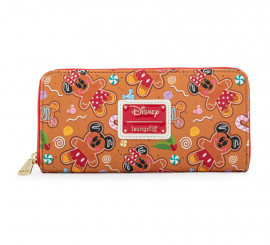 Carteira Loungefly Mickey e Minnie Disney Gingerbread