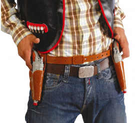 Double Holster with Pistols