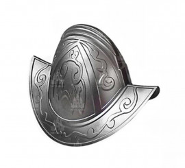 Silver colonial conqueror helmet