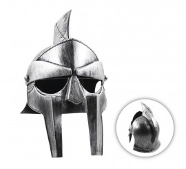 Casco de Gladiador Espartano plateado