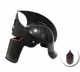 Casco Medieval negro completo