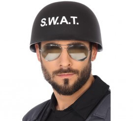 Casco Negro Swat