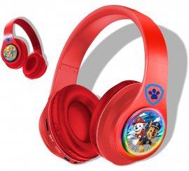 Cascos Wireless rojos Paw Patrol