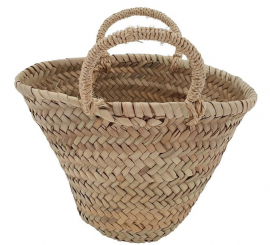 Wicker Basket for Chestnut Sellers, Medieval or Peasant