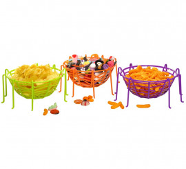 Cesta de Snacks con Patas Halloween en 3 colores surtidos