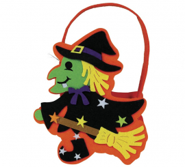 18cm Felt Witch Basket