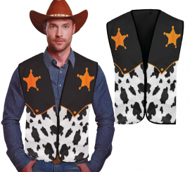 Chaleco Cowboy Sheriff para adultos