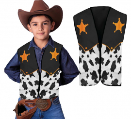 Chaleco Cowboy Sheriff para niños