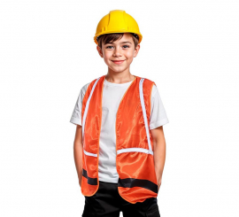 Children's orange worker vest