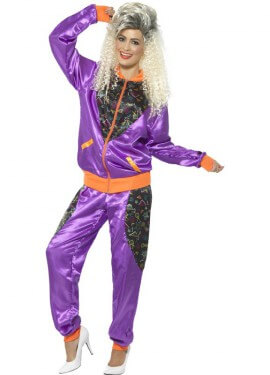 Chándal Retro Morado para mujer