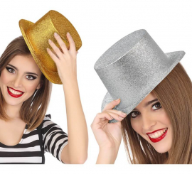 Cartola com glitter em 2 cores sortidas