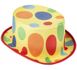 Clown hat with polka dots