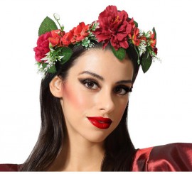 Red Flower Headband