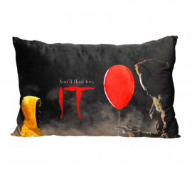 É Pennywise, você também flutuará. Travesseiro decorativo