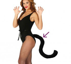 Black Cat Tail 50 cm