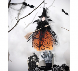 Orange Luxe Witch Pendant 29 cm