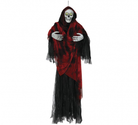 Skeleton Pendant with Moving Light-Up Eyes 170cm