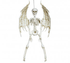 Skeleton Pendant with Wings 46 cm