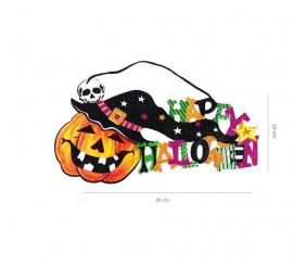 Colgante Happy Halloween 44x22 cm