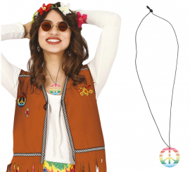 Colgante Hippie multicolor de 6 cm