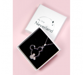 Mickey Mouse 90th Anniversary Steel and Zirconia Pendant