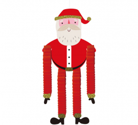 Colgante Panal de Santa Claus de 45 cm