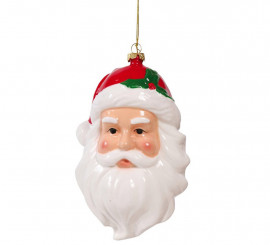 Colgantes Cabeza Noel de 15 cms