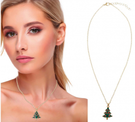 Colar de árvore de Natal Colar de árvore de Natal
