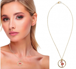 Christmas Cane Necklace